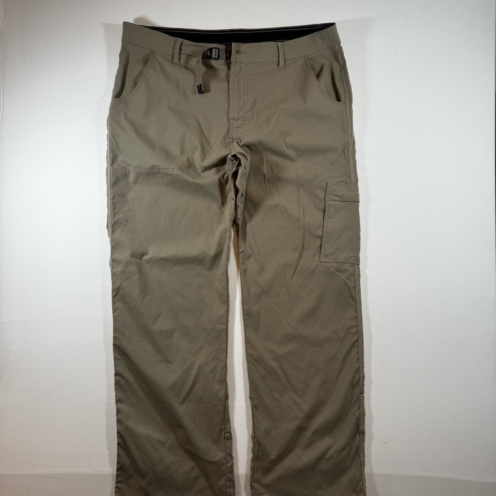 Prana Stretch Zion Men's Hiking Pants XXL 38x32 Tall Tan‎ Outdoor Lightweight